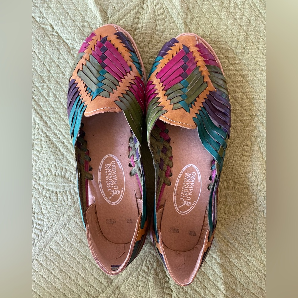Huarache Genuine Leather; Purchased in Sayulita Mexico.